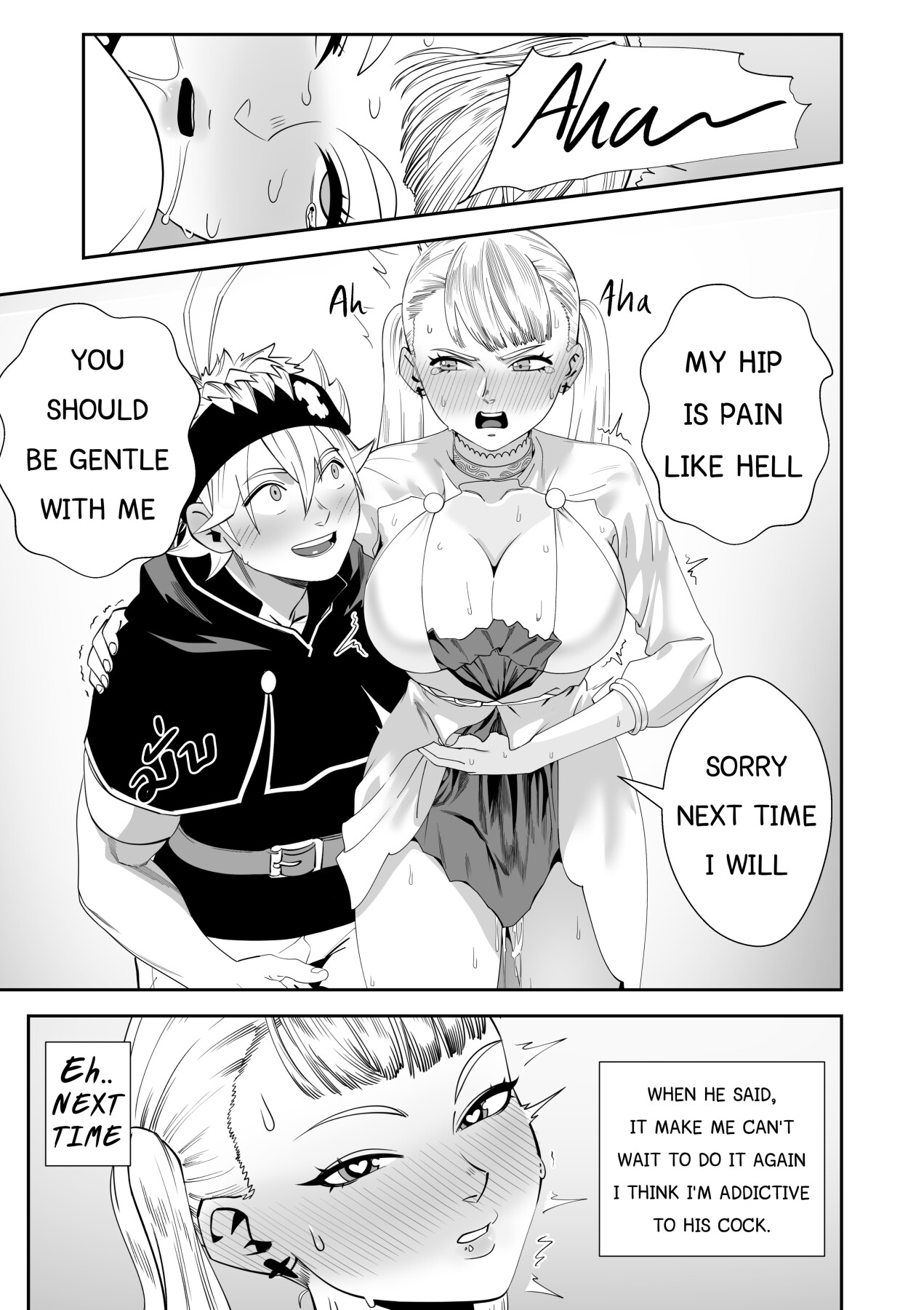 Hentai Manga Comic-BLACK CLOVER PORN BOOK-Read-19